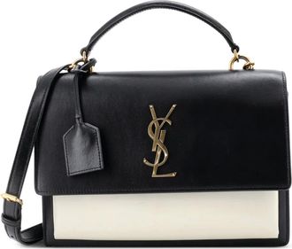 Saint Laurent Sunset Top Handle Leather Medium shoulder bag - Veelkleurig