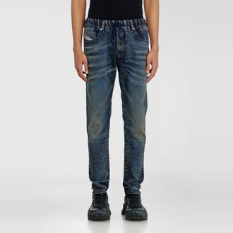 Diesel Regular Regular Waist E-Krooley Joggjeans, Dark blue, Elastic waistband