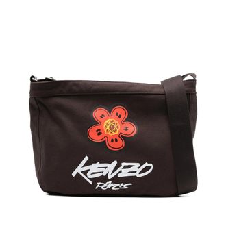 Kenzo Slogan-print Shoulder Bag