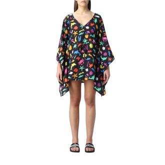 Moschino Dames, Jurken, Zwart, Maat: M