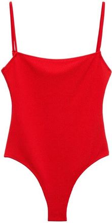 Mango Textured One-Piece Swimsuit at Nordstrom, Size Small