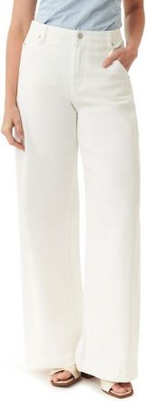 Habitual Aiden Relaxed Barrel Leg Jeans in White at Nordstrom, Size 30