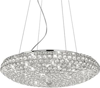 Ideal Lux King - 12 Light Large Ceiling Pendant Chrome, G9 - Ideal Lux