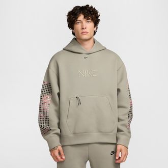 Nike Mens Tech Fleece Hoodie in Green | HJ0683-320