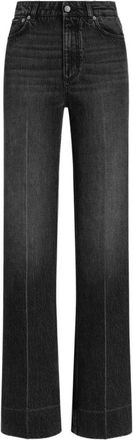 Dolce & Gabbana Straight Jeans - Dames - Loose Fit Jeans - Zwart - S - Katoen - Jeans