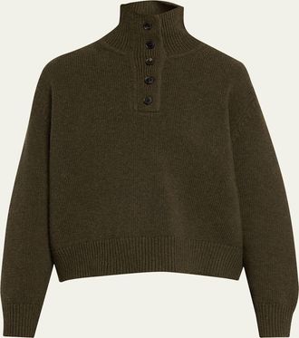 Nili Lotan Renata Collared Wool Sweater