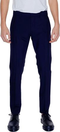 Antony Morato Mmts 00027-Fa 600255 Pantalon de costume - Heren - Nette broeken - Blauw - 2XL - Leer - Broeken