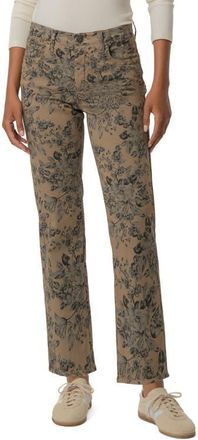 Kut from the Kloth Blair High Waist Straight Leg Jeans in Sand at Nordstrom, Size 10