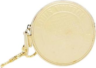 Louis Vuitton Pre-owned Wallets, female, Yellow, Size: ONE SIZE Pre-owned Vernis Patent Leather Coin Case