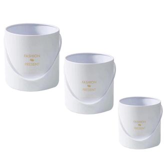 OEM Elegantes Macetas Para Flores, 3 Piezas, Perfectas Para - Blanco
