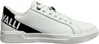 Just Cavalli Minimal DIS 2 Heren Sneakers - Heren - Sneakers - Wit - 40 EU - Leer - Schoenen