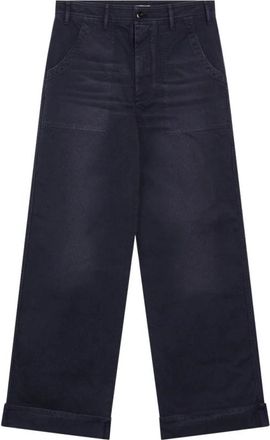Acne Studios Jeans met verweerd effect - Heren - Loose Fit Jeans - Blauw - L - Katoen - Jeans