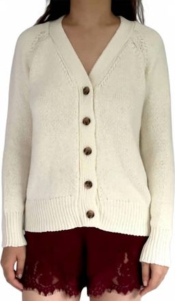 Ciao Lucia Dorado Cardigan In White