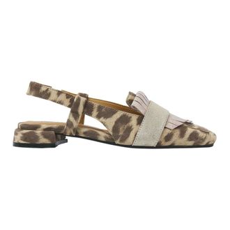 VIA VAI Schoenen, Dames, Bruin, 41 EU, Leer, Julie Lindi Slingbacks