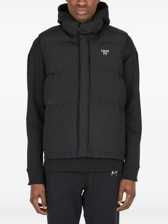 More Joy Gilet imbottito con cappuccio - Nero