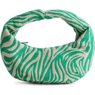 Topshop Medium Giane Top Handle Bag in Green at Nordstrom