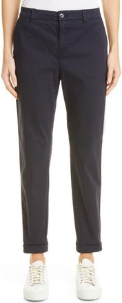 BOSS Tachini2 Stretch Cotton Ankle Pants in Open Bu at Nordstrom Rack, Size 0