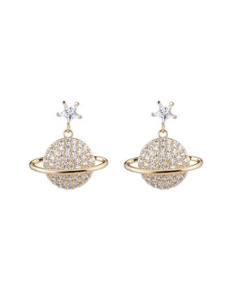 Eyecandy LA Eye Candy La Mars Cz Crystal Drop Earring