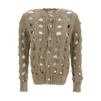 Comme Des Gar&ccedil;ons Cardigans, female, Beige, Size: M Cardigans