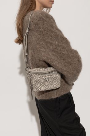 Tory Burch T Monogram Mini Belt Bag, Womens, Grey