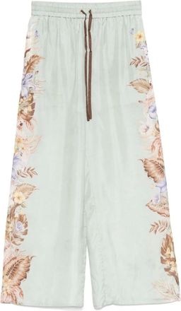 Zimmermann Mujer, Pantalones, Verde, Talla: XS