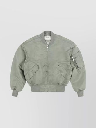 Entire studios padded drop shoulder bomber jacket