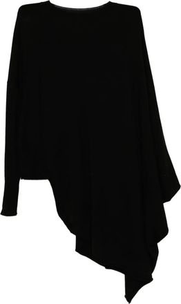 High On Set knitted top - Black