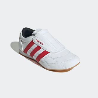 adidas Sneaker ADIDAS SPORTSWEAR TEKWEN, Damen, Gr. 38,5, weiss (cloud wei&szlig;, better scarlet, gum 3), Synthetik, Schuhe Sneaker