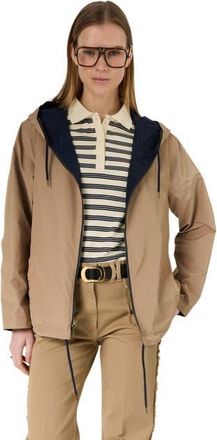 Gerard Darel Jordane Reversible Short Parka in Navy Blue at Nordstrom, Size Medium