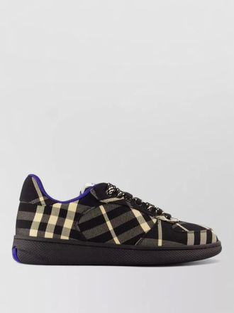 Burberry terrace sneakers smooth calfskin wild rubber