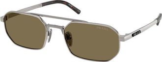 Prada PR D53S 23J90F Mens Sunglasses Gunmetal Size 55