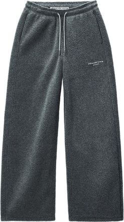 Alexander Wang Mid-rise Track Pant W/ Rhinestone Drawcord