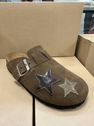 Post & Co Womens Stars Alaska Clogs In Brown