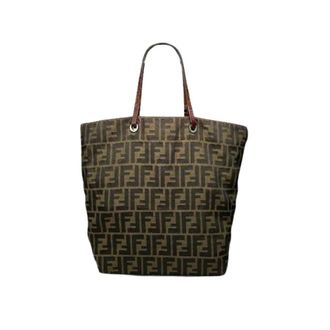 Fendi Pre-owned Leren Tote Bag - Dames - Vintage Shopper - Beige - ONE Size - Leer - Vintage