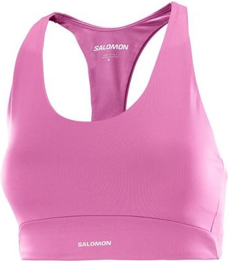 Salomon SHKout Core Bra Sport-BH f&uuml;r Damen | rosa