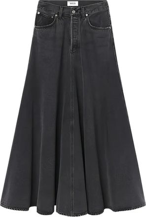 A Gold E Odin maxi-rok met zak - Grijs