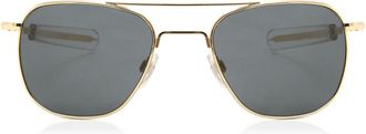 American Optical Original Pilot 1GYN Mens Sunglasses Gold Size 52