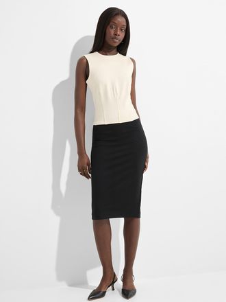 Icone Womens Ponte pencil skirt
