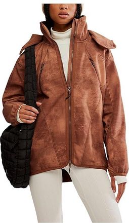 Free People Movement Canyon Crushin Jacket Womens Jacket Toasted Coconut : MD (Womens 8-10), Polyester