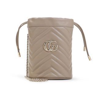 Gucci Bucket Bags, female, Brown, ONE SIZE, GG Marmont bucket bag