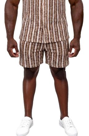 Maceoo Knit Drawstring Shorts in Brown at Nordstrom, Size 36