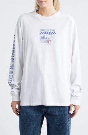 Damson Madder Graphic Deli Organic Cotton Top in Off White at Nordstrom Rack, Size 4 Us / 8 Uk