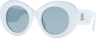 Burberry BE4370U MARGOT 402880 Womens Sunglasses Blue Size 49