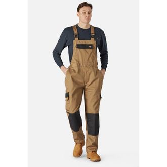 Dickies Everyday Tuinbroek en Draagband Polyester Heren Bruine Werkoverall