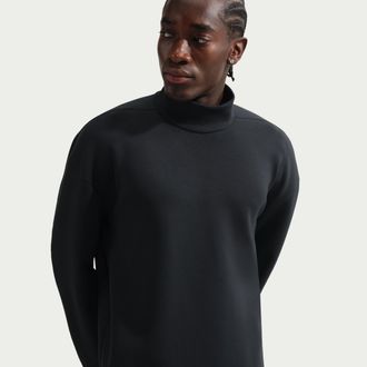 Nike Mens 24.7 ImpossiblySoft Dri-FIT Turtleneck in Black | IF2119-010