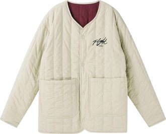 Nike Jordan Air Jordan Flight Heritage Liner Reversible Jacket Beige Burgundy DX4350-680
