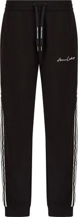 A|X Armani Exchange Pantaloni sportivi con ricamo - Nero