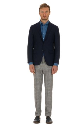 Caruso Lq Parma Hopsack Wool Tailored Jacket