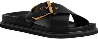 Shushop Barb Slide Sandal in Black at Nordstrom, Size 6.5