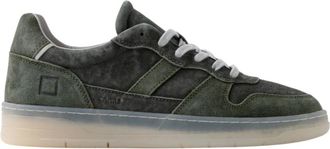D.A.T.E. Camoscio Sneaker - Heren - Sneakers - Groen - 43 EU - Schoenen
